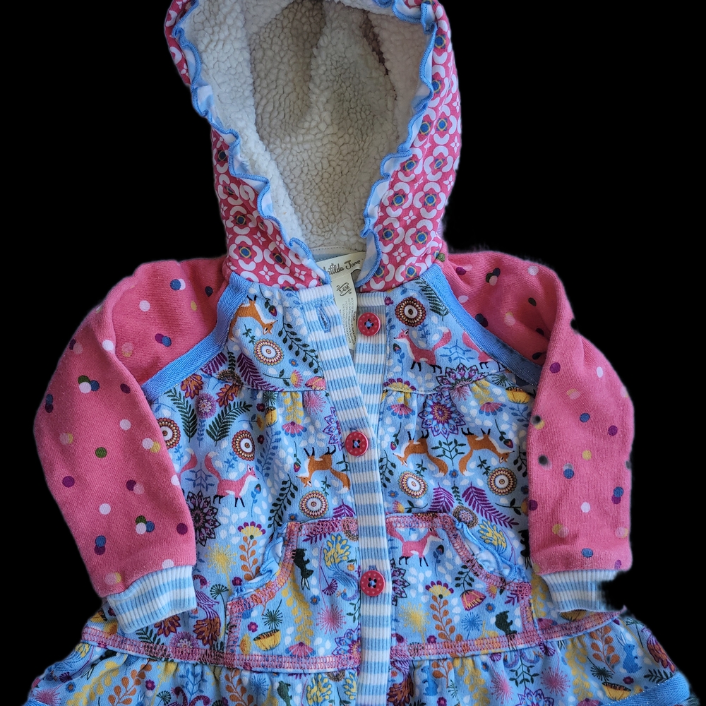 Matilda Jane Pastel Baby Dress with Hood